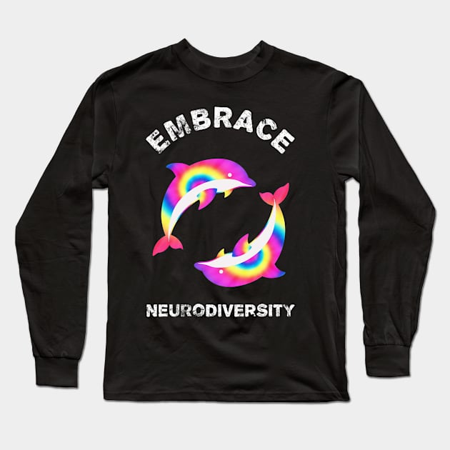 Neurodiversity Long Sleeve T-Shirt by MBNEWS